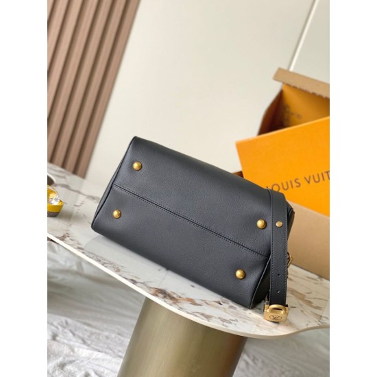 Replica di lusso Borsa Louis Vuitton M24891 Speedy Soft 30 Lucky nera
