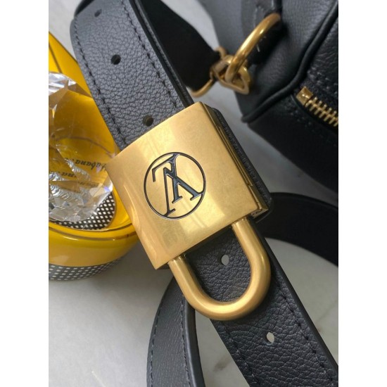 Replica di lusso Borsa Louis Vuitton M24891 Speedy Soft 30 Lucky nera