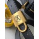 Replica di lusso Borsa Louis Vuitton M24891 Speedy Soft 30 Lucky nera