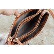 Borse Celine Piccolo Trio Crossbody In Brown in pelle di vitello