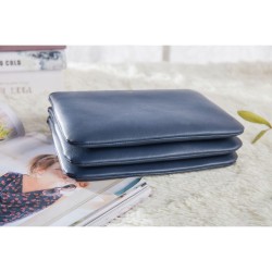Borse Celine Piccolo Trio Crossbody In Royalblue in pelle di vitello