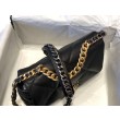 Bora Pari all'originale replica Large 19 in lana tweed con patta AS1162 AS1160 Nero
