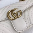 Borse GG Marmont Matelassé Mini 446744 Bianca