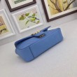 Borse GG Marmont Matelassé Mini 446744 Blu