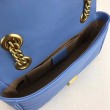Borse GG Marmont Matelassé Mini 446744 Blu