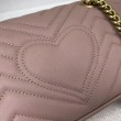Borse GG Marmont Matelassé Mini 446744 Rosa