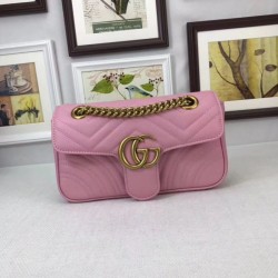 Borse GG Marmont Matelassé Mini 446744 Rosa