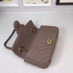 Qualità Specchio Replica Borse Imitazioni GG Marmont Matelassé Mini 446744 Rosa Riproduzione Fedele Borse Imitazioni GG Marmont Matelassé Mini 446744 Rosa imitazioni