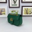 Imitazione Borse GG Marmont Matelassé Mini 446744 Verde