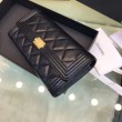 Boy A80286 Caviar Lunga Portafoglio Nero