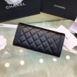 Boy A80286 Caviar Lunga Portafoglio Nero