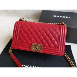Replica Alta Qualità Dettagli perfetti Boy Classic Chevron Flap Borse A67086 Rosso
