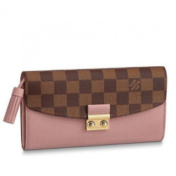 Qualità superiore replica imitazione Croisette Portafoglio Damier Ebene N60215