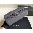 Medium Classic Caviar Flap Borse A1112 Grigio Argento / Hardware d'oro Medium Classic Caviar Flap Borse A1112 Grigio Argento / Hardware d'oro