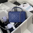 Bora Pari all'originale replica piccola con patta con manico superiore AS2680 blu