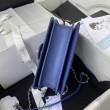 Bora Pari all'originale replica piccola con patta con manico superiore AS2680 blu