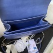 Bora Pari all'originale replica piccola con patta con manico superiore AS2680 blu