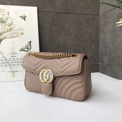 Riproduzione Fedele Borsa Marmont Matelasse Mini 443497 Caffè leggero imitazioni Replica Alta Qualità Borsa Marmont Matelasse Mini 443497 Caffè leggero