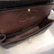 Borsa Classic Flap piccola A1117 in pelle caviale Nera Borsa Classic Flap piccola A1117 in pelle caviale Nera