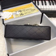 Borsa Classic Flap piccola A1117 in pelle caviale Nera Borsa Classic Flap piccola A1117 in pelle caviale Nera