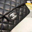 Borsa Classic Flap Piccolo A1117 Nero Argento Hardware Borsa Classic Flap Piccolo A1117 Nero Argento Hardware