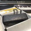 Borsa Classic Flap Piccolo A1117 Nero Argento Hardware Borsa Classic Flap Piccolo A1117 Nero Argento Hardware