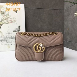 Replica Alta Qualità Borsa Marmont Matelasse Mini 443497 Caffè leggero