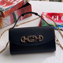 Replica Alta Qualità Borsa Zumi Mini Cuoio morbido 564718 Nero
