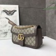 Imitazione Ophidia GG Mini borsa  Marmont Matelasse 443497 Caffè