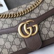Imitazione Ophidia GG Mini borsa  Marmont Matelasse 443497 Caffè