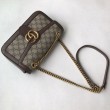 Imitazione Ophidia GG Mini borsa  Marmont Matelasse 443497 Caffè