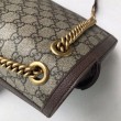 Imitazione Ophidia GG Mini borsa  Marmont Matelasse 443497 Caffè