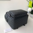 Zaino GG Monogram Supreme Canvas Travel Carry 322069 Nero
