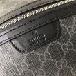Zaino GG Monogram Supreme Canvas Travel Carry 322069 Nero