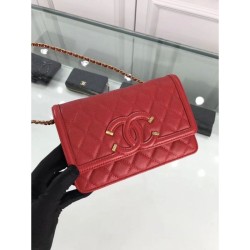 Replica Alta Qualità CC filigrana Portafoglio Sulla Catena Rossa