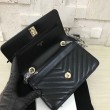 Classic Flap Charms Portafoglio Woc A33814 Nero