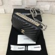 Classic Flap Charms Portafoglio Woc A33814 Nero