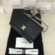 Classic Flap Charms Portafoglio Woc A33814 Nero