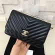 Classic Flap Charms Portafoglio Woc A33814 Nero