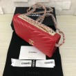 Alta gamma replica Classic Flap Charms Portafoglio Woc A33814 Rosso