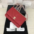 Alta gamma replica Classic Flap Charms Portafoglio Woc A33814 Rosso