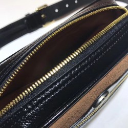 Riproduzione Fedele Ophidia Small Belt Bag 517076 Marrone imitazioni Replica Alta Qualità Ophidia Small Belt Bag 517076 Marrone