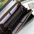 Portafoglio Ophidia GG Zip Around 523154 Marrone
