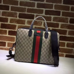 Replica Alta Qualità Web GG Supreme Briefcase 387102