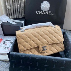Borsa a patta classica A1112 Albicocca Dupe Perfetta Cloni Firmate Borsa a patta classica A1112 Albicocca imitazioni