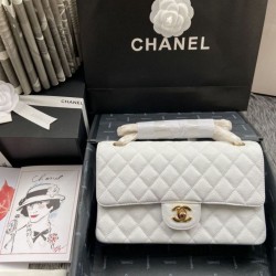 Cloni Firmate Imitazione Borsa a patta classica A1112 bianca imitazioni