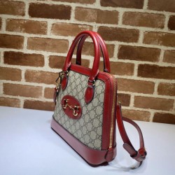 Borsa a mano piccola 1955 Horsebit 621220 rossa Dupe Perfetta Cloni Firmate Borsa a mano piccola 1955 Horsebit 621220 rossa imitazioni