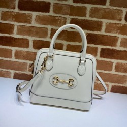 Cloni Firmate Borsa a mano piccola 1955 Horsebit 621220 bianca imitazioni