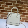 Borsa a mano piccola 1955 Horsebit 621220 bianca