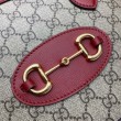 Borsa a mano piccola 1955 Horsebit 621220 rossa